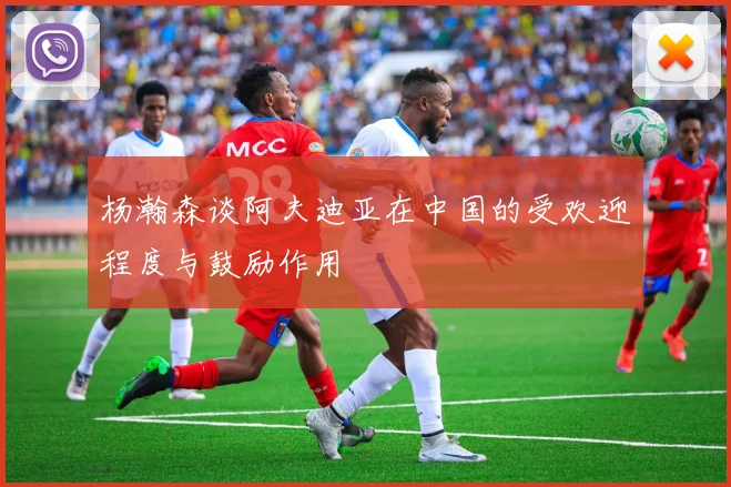 杨瀚森谈阿夫迪亚在中国的受欢迎程度与鼓励作用